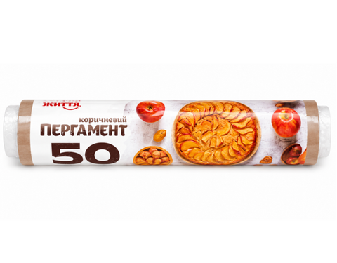 Пергамент для випікання коричневий 50 (30 м)*280 мм на втулці (Смачне життя) PROFIT 412048617 фото